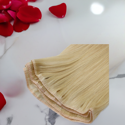 Double layer Silk Flat Weft